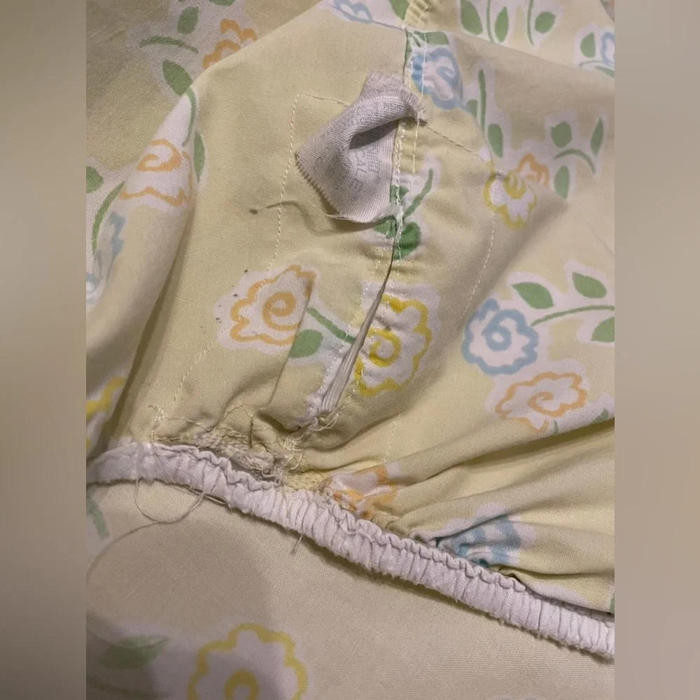 Vintage Queen Bed Sheet And Pillow Case - Picture 6 of 8